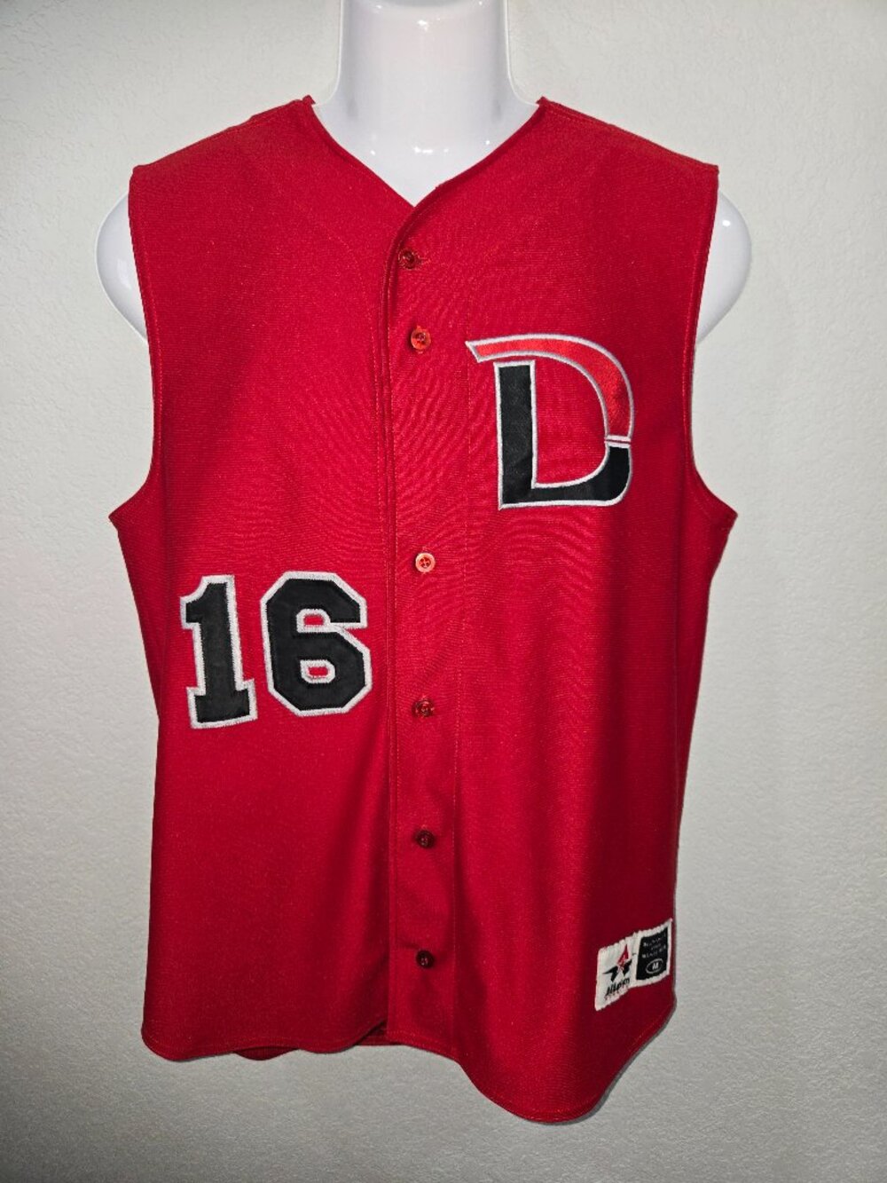 Starter Athletic Red Baseball Jersey Vest # | Size Medium